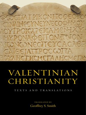 cover image of Valentinian Christianity